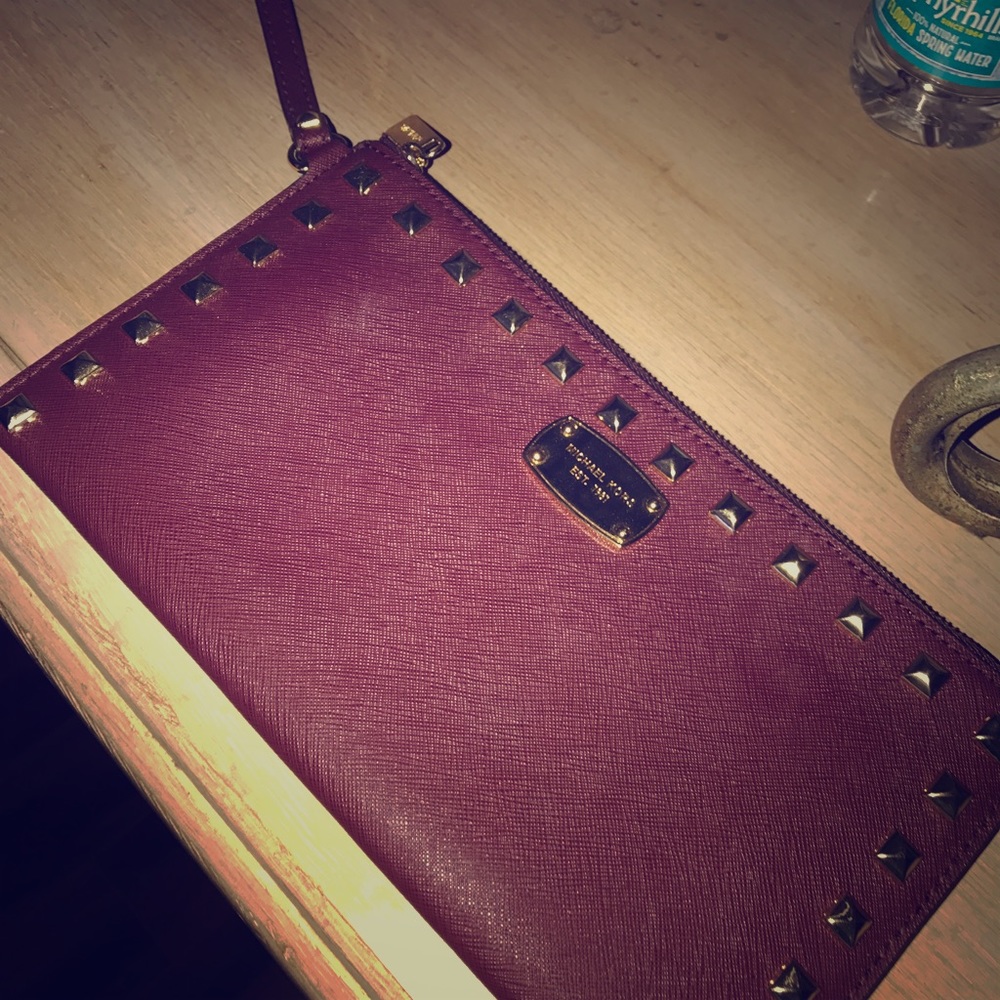 Michael Kors Clutch with wrist band.